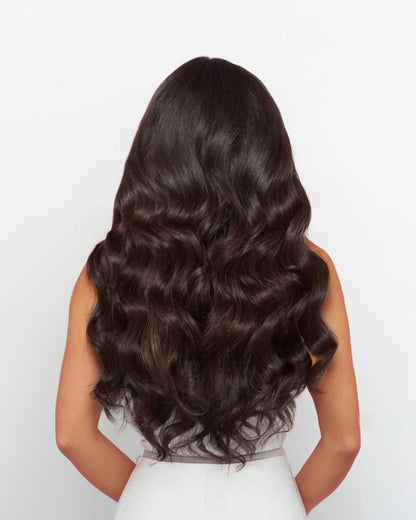 Extra Hair Extension Piece - Dark Brown Mix #1A/1B